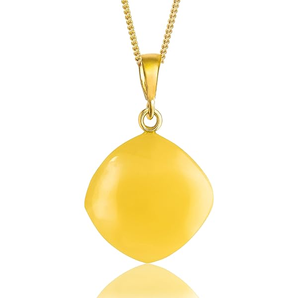 Amazon | [琥珀屋]幸せの四つ葉のクローバーのシルバーペンダント 琥珀