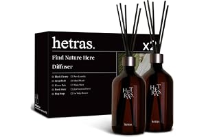 【公式】hetras ヘトラス プレミアム 大容量 ディフューザー Hotel Wood ホテルウッド ウッディ 500ml 2ea 2個入り セット ルームフレグランス リードディフューザー アロマディフューザー 香り インテリア