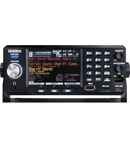 Uniden SDS100 True I/Q Digital Handheld Scanner, Designed for