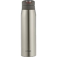 タイガー魔法瓶(TIGER) タイガー 水筒 600ml サハラ マグ ステンレスボトル ワンタッチ 軽量 クリアーステンレス MCX-A602XC