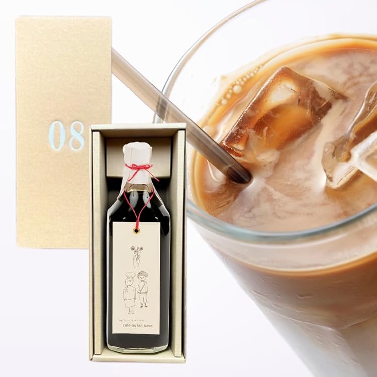 Amazon | 【ギフトBOX入り】08COFFEE アイスコーヒー 1L ＋ カフェオレ