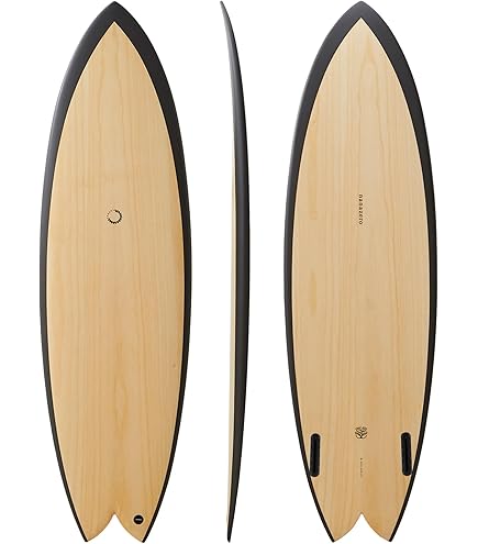 Amazon | nanazero WOOD SKIN サーフボード フィッシュ II 5'8