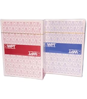 WPTポーカー専用トランプ　赤・青セット(5セット)※セール中 WPTポーカー専用トランプ 赤・青セット(5セット)※セール中