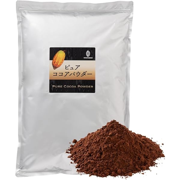 Amazon | [低脂肪]ココアパウダー 【1袋】 1kg(1000g×1袋) 砂糖