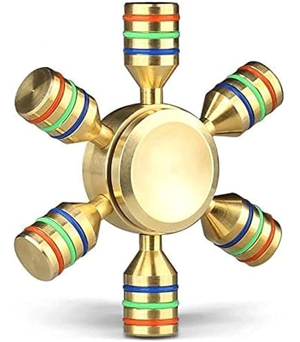 Amazon | JP-KIBOUハンドスピナー 9個の歯車が連動して回転する 指