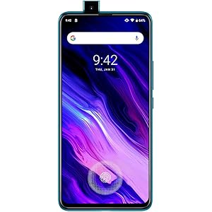 UMIDIGI S5 Proスマートフォン Android 10.0 simフリー スマホ 本体 ポップアップ セルフィカメラ 内蔵指紋センサー 6.39インチFHD+フルスクリーン Helio G90Tゲームプロセッサ グローバルLTEバンド対応6GBRAM+256 GB ROM AU使えます(一年保証)オーシャンブルー