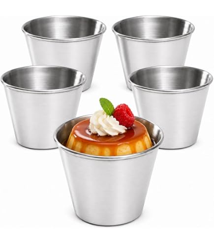 Amazon｜ステンレス製 プリンカップ EBM18-8 No1 65ml 内径5cm 6513000