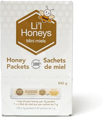 Amazon | BeeMaid ビーメイド Li'l Honeys 純度100% 天然はちみつ