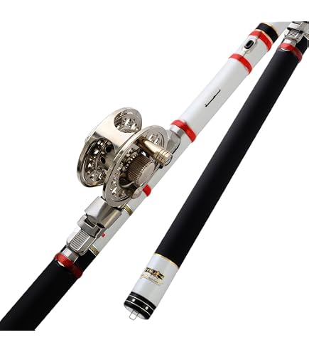 Amazon | olkljdg【リールセット】中通し 釣り竿 インターラインロッド