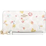 [コーチ] COACH 財布(長財布) FC8695 C8695 チョークマルチ シグネチャー ミスティカル フローラル プリント ロング ジップ アラウンド ウォレット （ストラップ付き） レディース [アウトレット品][並行輸入品]