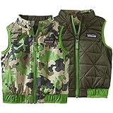 【正規取扱店製品】patagonia パタゴニア ベビーリバーシブルパフボールベスト 60200 シカモアカモ:ハイドログリーン 2T