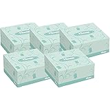 クリネックス ティシュ 1/2カット2枚重ね 100組(200枚)x5個セット
