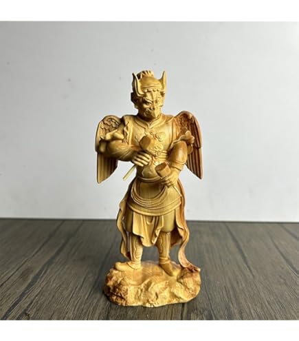 Amazon｜烏天狗 木彫り【諸天神】総高10cm 天然木 崖柏製 木製