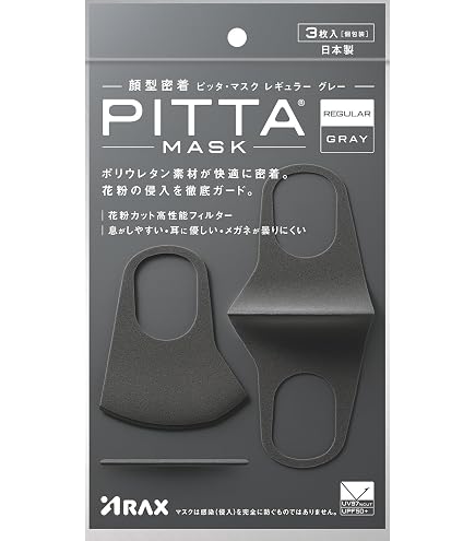 Amazon.co.jp: PITTAMASK REGULAR NAVY : ドラッグストア