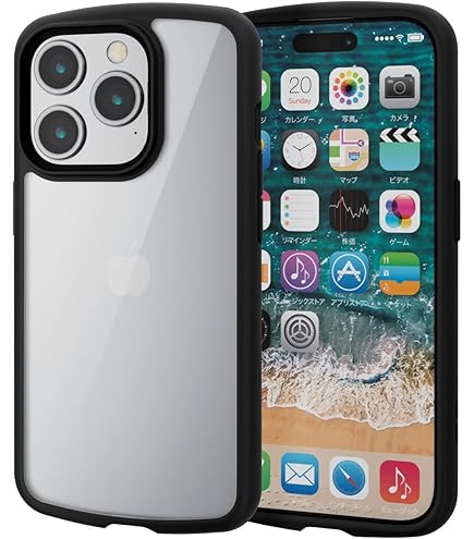 Amazon.co.jp: エレコム iPhone15 Pro ケース TOUGH SLIM ガラス