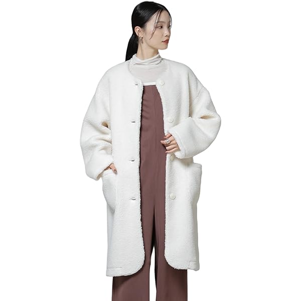 Amazon | [ナノ・ユニバース] サーモライト(R) 撥水中綿コート S