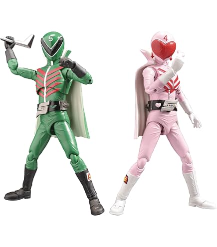 Amazon | HAF アオレンジャー＆キレンジャー ノンスケール ABS&PVC