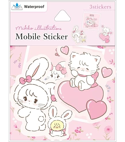 Amazon | mikko illustrations ステッカー ムース MK11-01 | シール