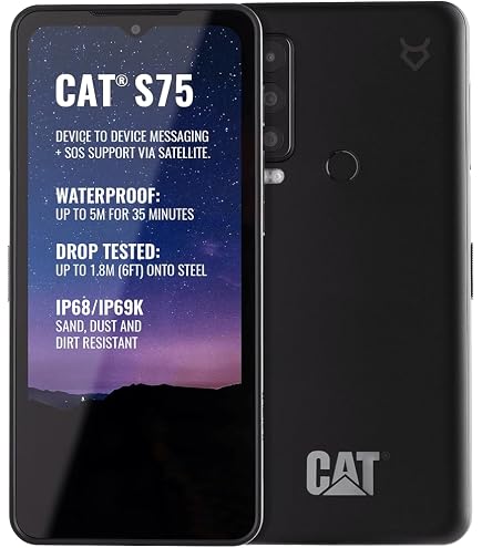 Téléphone CAT Caterpillar S40 - 16GB Noir - Déverrouillé - Occasion Fonctionnel