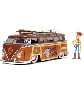 Amazon | 1:24 TURTLES 1962 VW Bus w/LEONARDO タートルズ