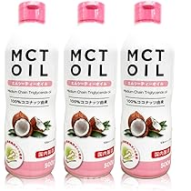 Amazon | MCTオイル 500g 3本セット 国内製造 ココナッツ由来100
