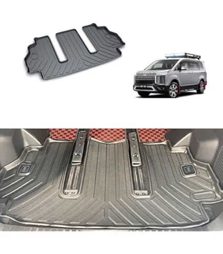 Amazon.co.jp: 新型 デリカ D5 3D ラゲッジマット 7人乗り 8人乗り