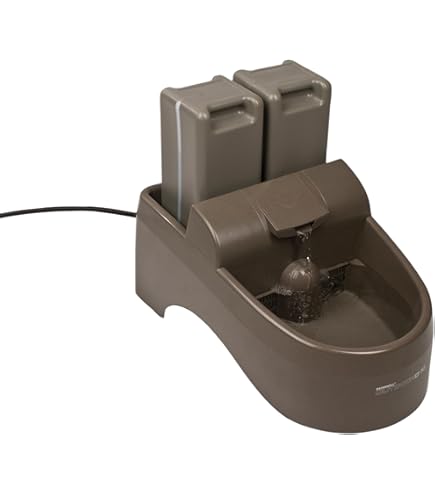 Amazon | PetSafe Drinkwell 1ガロン 犬と猫 噴水 中型犬と多頭飼いに