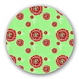 Uneekee Poppies Lazy Susanターンテーブルキッチンストレージ medium (13 inch diameter) lsmb-pd8589