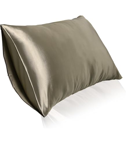 ZIMASILK】 100％豪華な25匁クワシルク枕カバー ベージュ Amazon