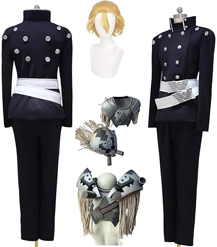 Amazon.co.jp: Dr.STONE 西園寺羽京 コスプレ衣装(ウィッグ 靴別売り