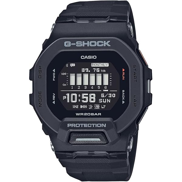 CASIO カシオ G-SHOCK GDB-200-1DR ブラック 極美品 Amazon | カシオ メンズ デジタル クォーツ 腕時計 プラスチック
