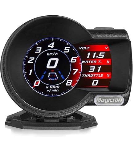 Amazon.co.jp: SPR OBD2 メーター Magician F835 魔術師 OBD 英語版