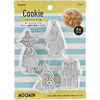 スケーター(Skater) スタンプ クッキー型 食パン抜き型 ムーミン 4個セット CSM1-A