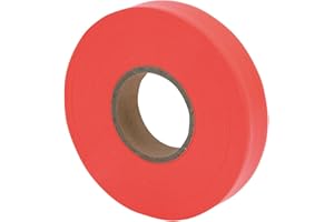 Shinwa Sokutei 74163 Marking Tape, Fluorescent Orange, 0.6 inches x 54.0 yards (15 mm x 50 m)