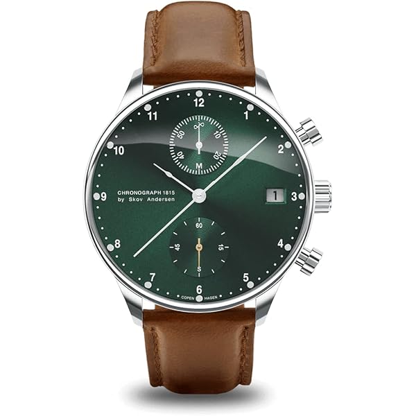 Amazon.co.jp: ヴィンテージ1844クロノグラフウォッチ - スチール