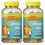 L'il Critters Omega-3 Gummy Fish with DHA, 120 Count, 2 Pack by Lil Critters [並行輸入品]