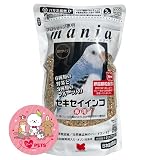 黒瀬ペットフード マニアセキセイインコ 1L mania 鳥の餌 エサ オリジナルステッカー付き