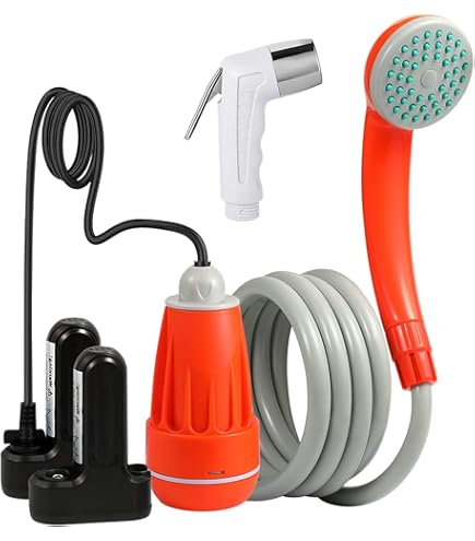 Amazon | Rinse Kit ポータブルアウトドアシャワー 1.75ガロンの水 4