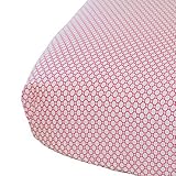 Oliver B Crib Sheet, White/Fuchsia by Oliver B [並行輸入品]