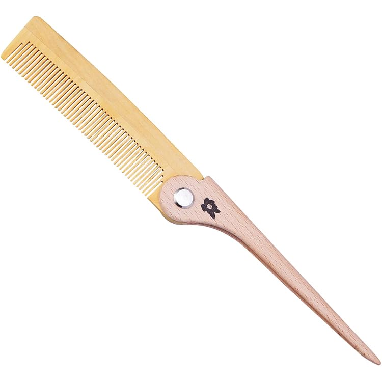 Amazon | 本つげ 「黄楊櫛」セットくし（小） 椿油仕立【つげ櫛