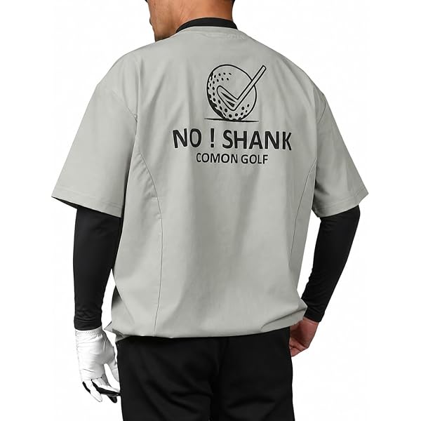 Amazon.co.jp: 8G SHOOT ロゴプリント モックネック ゴルフ ウェア XL