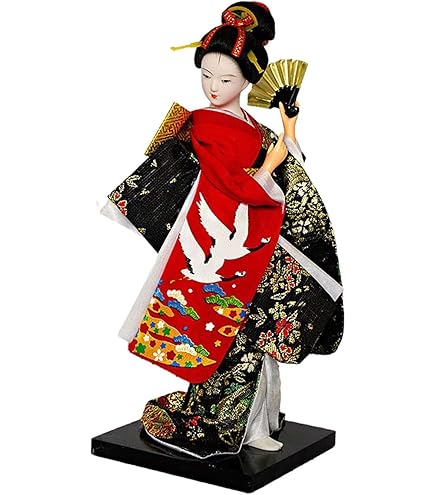 訳あり 日本人形 市松人形 着物 女の子 人形飾り 和風 アンティーク 伝統工芸 Amazon.co.jp: 25cm 芸者着物人形 和風ドール 装飾 伝統日本文化