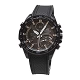 EDIFICE エディフィス CASIO カシオ Bluetooth ブルートゥース スマホ連動 タフソーラー ECB-900PB-1A クロノグラフ カレンダー アナログ デジタル ブラック ビジネスウォッチ スポーツウォッチ 防水 スマートウォッチ [並行輸入品]