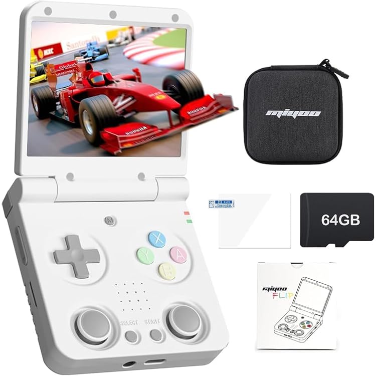 Amazon.co.jp: Miyoo flip V2ハンドヘルドゲーム機 多種シミュレータ