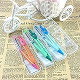 function-ruler学校コンパスキュートガールズ学生ひな形図面Compasso BrujulaジオメトリセットCirculos de madera数学セット製図ツール 564634507307