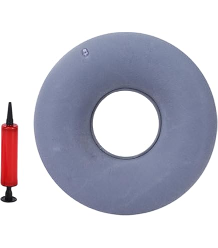 Amazon.co.jp: ドーナツ型エアークッション 天然ゴム製空気円座