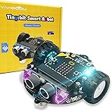 Yahboom Microbitプログラミング知能ロボットApp制御STEM教育DIY避難障害ロボットは青少年、電子コンテストに適用される