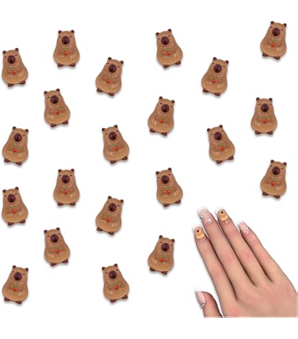 Amazon.co.jp: ファイニエ ネイルパーツ 猫 肉球 動物 5mm 小さめ