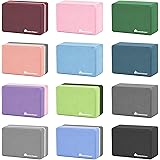 METEOR Essential Non-Slip Yoga Block, High Density Yoga Brick for Yoga, Pilates, Exercise