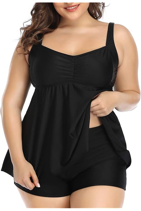 Flounce Tankini Swimsuit 